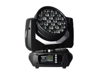 STAGE4 broWASH-S 28x12XWAU Прожектор типа WASH / 28 х 12  вт / RGBWA+UV / 75,5 Ra / 2935 лм / 14256 кд / 568 лк @ 5 м / 2700-8000 К / ZOOM: 11,7°-89,4° / 4 сегмента / RDM / 6,2 кг / до 3 м