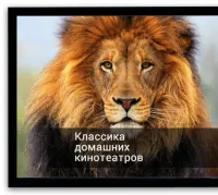 Экран на тонкой раме kauber frame lite velvet 169.248.pcs.demo