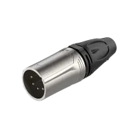 ROXTONE RX5M-NT Разъем cannon кабельный папа 5-ти контактный, Корпус: металл, цвет: серебро