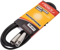 FORCE FMC-05/4,5 - Шнур микрофонный XLR (F) -XLR (M)  (4,5мх6мм)