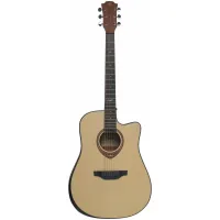 FLIGHT AD-455C NA - акустическая гитара, c вырезом и скосом, ель/красн.дерево, цвет натурал