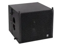 Сабвуфер Intrend [ILS-ATL-S15A] линейного массива Atlantic, активный, 15"НЧ, 30-250 Гц, SPL 126 дБ, 600 Вт RMS, пик 1200 Вт, 8 Ом. Цвет чёрный, корпус дерево. Подключение до 3х топов на саб.