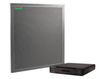 Shure MXA910AL-60-P300-P - Потолочный микрофонный массив MXA910AL-60CM серебристого цвета, Dante, INTELLIMIX, 60см в комплекте с процессором для аудио и видеоконференций P300-IMX