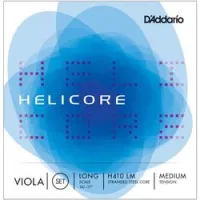 D`addario h410 lm  комплект струн для альта 16-17" helicore, с серебряной обмоткой, medium tension