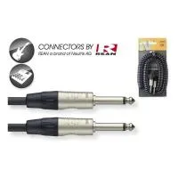 STAGG NGCC6R - профессиональный "витой"гитарный шнур jack-jack с разъемами типа NEUTRIK, длина 6 метров, черного цвета. Высочайшее качество, крайне низкий уровень помех.