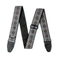 Dunlop d6718 jacquard riad  дизайнерский ремень для гитары, жаккардовая ткань c кожей