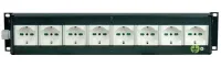 Proel SDC150 (Уценка)- Распределитель питания 19", 2U, 8 розеток 16A 2P+G 230V