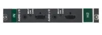 Kramer [h2a-in2-f34/standalone] модуль c 2 входами 4к hdmi и эмбедированием/деэмбедированием аналогового стерео аудио на 3,5-мм разъемах; поддержка 4к60 4:4:4