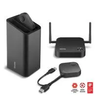 Benq instashow wdc10. комплект для беспроводных презентаций. wireless 802.11ac, hdmi plug & play, приемник x 1, трансмиттер x 2