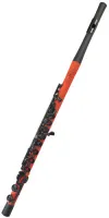 Flute Guo New Voice  Grenaditte HJ Fire Brick - In-line flute with ring keys and C-footjoint, with composite body and professional Grenaditte headjoint. Red color