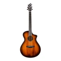 Breedlove oregon concert bourbon ce  электроакустическая гитара с кейсом, цвет коричневый берст