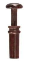 Violin endpin Acura In Sight VE-NIEL3M - Grade A rosewood endpin with mother-of-pearl dot with sound post installation control hole for 4/4-3/4 violin