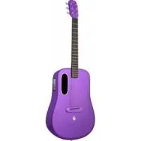 Lava me 4 38 purple  трансакустическая гитара с чехлом, цвет фиолетовый