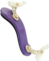 0 violin shoulder rest Viva Flex 80FSP3 - 1/8-1/4 violin shoulder rest with comfortable transparent shoulder support, with foldable black forks and swivel end members. Color purple