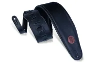 MSS2-4-BLK Signature Series Ремень для гитары, кожаный, черный, Levy's