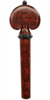 Violin peg Acura Meister Ultimo Heart VP-NPT15M - Grade Ultimo model Heart snake wood peg with ebony rim and ball for 4/4 violin, per piece