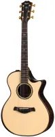 Taylor 912ce Builder’s Edition электроакустическая гитара, форма корпуса - Grand Concert c вырезом, цвет - натуральный, материа