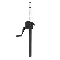 ECO SSA082 Black Телескопическая стойка сабвуфер - сателлит с подъемным механизмом и резьбой М20. Высота: 74-134см., Макс. нагрузка: 75кг.