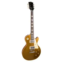 GIBSON CUSTOM SHOP 1954 Les Paul Goldtop Reissue Heavy Aged электрогитара, цвет - золотой, кейс в комплекте