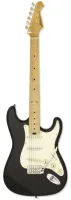 ARIA STG-57 BK - электрогитара, 22 лада, корпус: ольха, гриф: клён, на болтах, накладка грифа: клён, звукосниматели: Single Coil Alnico V x3. Регуляторы: громкость, х2 тон, цвет: BK (Black)