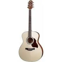 Crafter ga-8/nc  акустическая гитара grand auditorium с чехлом, массив ели энгельмана, цвет натур.