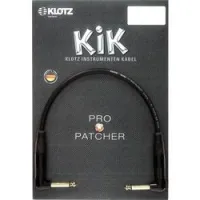 Klotz kikpk030rr  профессиональный патч-кабель с угловыми разъемами позолоченными, 30 см