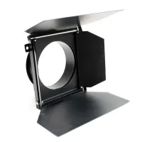 ETC Studio barn door, 4-leaf, 190 mm Кашетирующие шторки для прожектора ETC серий Desire Fresnel, fos/4 Fresnel, S4 Fresnel, S4 LED Fresnel Adapter, S4 (S4WRD) PAR/PARNel. Установочный размер – 190х190 мм. Количество шторок – 4. Свободное вращение модуля