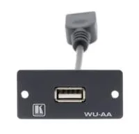 Модули-вставки Kramer Electronics [WU-AA(G)] USB розетка А-розетка А. Цвет серый.