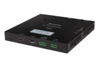 Crestron DM-RMC-SCALER-S, оптоволоконный приемник с масштабированием и контроллер помещений. HDMI OUT (1), USB HID (1), управление ИК (2), RS-232 и Ethernet