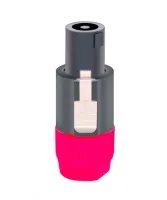 Taverlab F1011-Red - Разъём кабельный 4PIN Speaker Connector "папа", красный