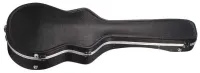 STAGG ABS-LP2 Жесткий кей для электрогитары типа LES PAUL из ABS пластика, плюшевая внутренняя обивка черного цвета, хромированная фурнитура, внутренний карманчик для аксессуаров, пластиковая ручка, цвет: черный