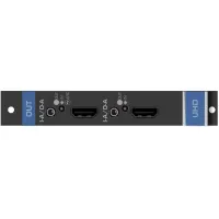 Kramer UHDA-OUT2-F16/STANDALONE- Плата c 2 выходами UHD HDMI 4K и эмбеддированием, деэмбеддированием аналогового стереоаудио на 3,5-мм разъемах