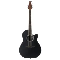 APPLAUSE AB28-5S Super Shallow Bowl Cutaway Black Satin гитара электроакустическая