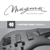 Magma Strings BS040N - Струна одиночная для бас-гитары 40, Серия: Nickel Plated Steel, Калибр: 40, Обмотка: никелированная сталь.