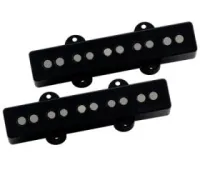 DIMARZIO ULTRA JAZZ 5 PAIR DP549 комплект из 2-х звукоснимателей (hum-canceling) для пятиструнной бас гитары типа jazz bass