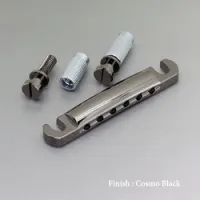 Gotoh ge101a-ck  струнодержатель stop bar, алюминий, черный хром