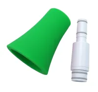 NUVO Straighten Your jSax Kit (White/Green) прямая шейка и раструб для того, чтобы трансформировать jSax в прямой формат, цвет -