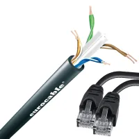 Eurocable ER5R5P5PM10Y - Патч-корд кабель CAT5E SF P, разъёмы RJ45/RJ45, 10м