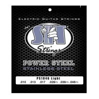 Струны для электрогитары SIT PS1046, Powersteel Stainless Steel Light, 10-46