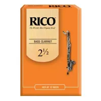 Rico №2,5 (10 шт) Трости для бас-кларнета 