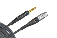 PW-GM-10 Custom Series Микрофонный кабель, XLR Female — 1/4дюйма (6.35мм), 3,05м, Planet Waves
