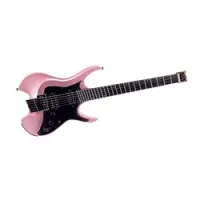 Mooer gtrs w800 pearl pink  электрогитара со встроенным процессором, hh, headless, цвет pearl pink