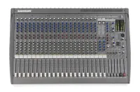 L2400 Микшерный пульт 18 микр./лин.+ 4 стереовхода, 4 подгруппы, 6 AUX sends/ 2 Stereo AUX return, 2 процессора/24 bit (2х100 эффектов), интерфейс USB, фейдеры 100 мм, моновыход на сабвуфер.SAMSON