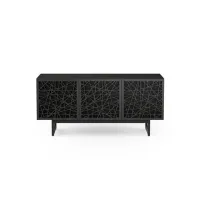 BDI Elements Ricochet Doors 8777 Charcoal Stained Ash - Тумба 3-секционная под телевизор