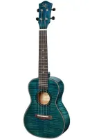 Укулеле концертная MARTIN ROMAS MR-22 BL БРАК - ТРЕЩИНЫ НА ЛАКЕ ( 24' ) (гавайская гитара), цвет - СИНИЙ , ЧЕХОЛ, 4 струны, верхняя, нижняя дека и обечайка – волнистый клён, гриф - клен, накладка на гриф – палисандр, отделка – глянцевый лак