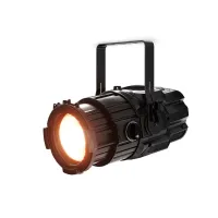 DTS TENORE 5 HQS FR, Black Театральный LED прожектор, 1 x LED RGBALC, светосила 9300 лм, CRI до 98, TLCI до 96, 1800К-10000К,  линейный зум 12°-62°, линза Френеля (⌀175 мм), LCD-дисплей, RDM/DMX512, 100/240 Vac 50-60 Гц, потребляемая мощность 390 Вт, XLR