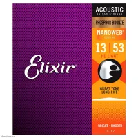 ELIXIR 16182 - Струны для акустической гитары