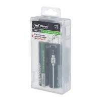 00-00031393 Аккумулятор Li-ion ICR18650 BOX2 3.7V 2000mAh Type-C, GoPower