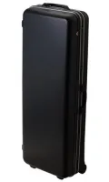 Baritone saxophone case GLCASE GLC-B - Reliable ABS plastic baritone saxophone trolley case. Black color.