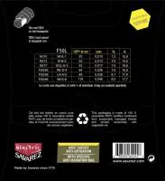 Комплект струн для электрогитары savarez focus f50l - струны для электрогитары с обмоткой из нержавеющей стали по шестигранной основе. слабое натяжение, толщина .010-.046 дюйма